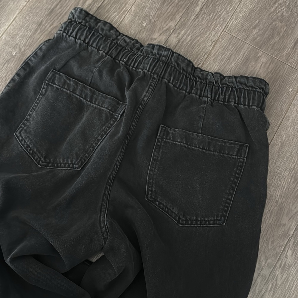 Mango MNG black women’s loose fit black jeans 4 - Picture 5 of 5